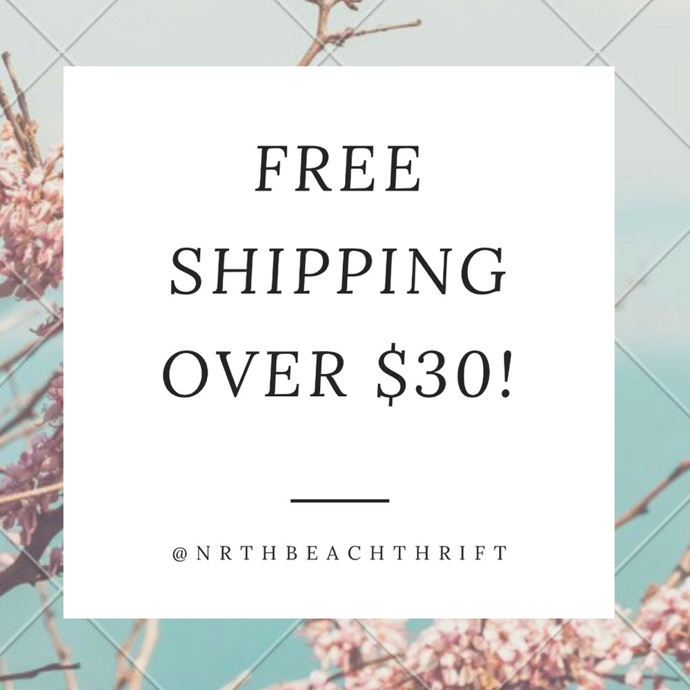 free shipping over $30!